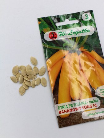 Cukinia 'Bananowy Song' F1 – 2 g Legutko
