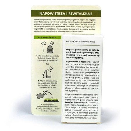 Aerator Do Trawnika w Płynie – Koncentrat – 30 ml Target