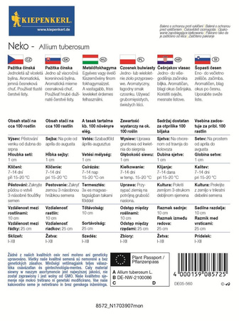 Szczypiorek Czosnkowy 'Neko' – Zimujący – Kiepenkerl