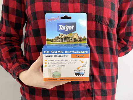 Tabletki Biologiczne Do Szamba i Oczyszczalni – 12 szt. Target