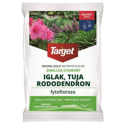 Ridomil Gold MZ Pepite 67,8 WG – Zwalcza Choroby Iglaków i Tui – 15 g Target