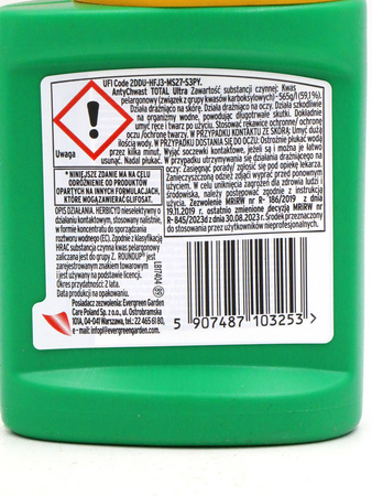 Roundup® AntyChwast TOTAL Ultra koncentrat bez glifosatu – zwalcza chwasty – 140 ml