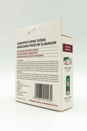 Miedziana Taśma Odstraszająca Ślimaki – 4 m Target