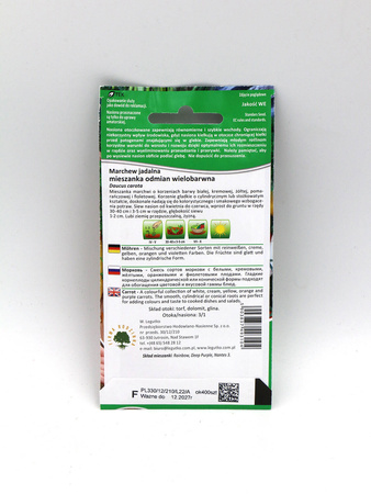 Marchew Kolorowa Mix – Nasiona Otoczkowane – Legutko