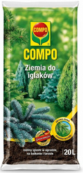 Ziemia do iglaków o kwaśnym pH – zawiera torf wysoki, nawóz startowy – 20 l Compo
