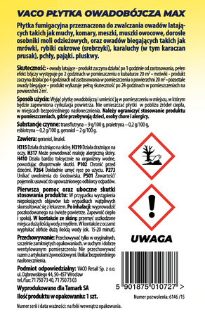 Płytka Na Owady – Owadobójcza – Target
