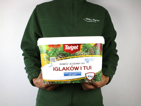 Nawóz jesienny do tui – zapobiega brązowieniu igieł i zwiększa zimotrwałość tui – 4 kg Target