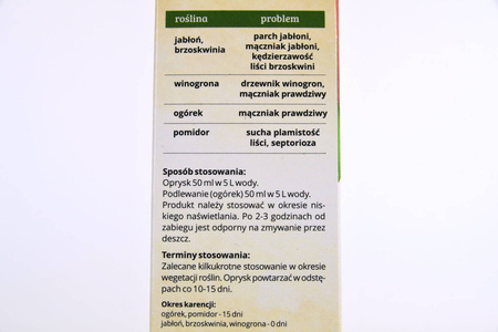 Evasiol – Ekologiczny – Na Mączniaka i Parcha Jabłoni – 50 ml Target
