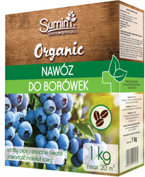 Nawóz organiczny granulowany do borówek, winorośli, drzew i krzewów owocowych (roślin kwaśnolubnych)  – 1 kg