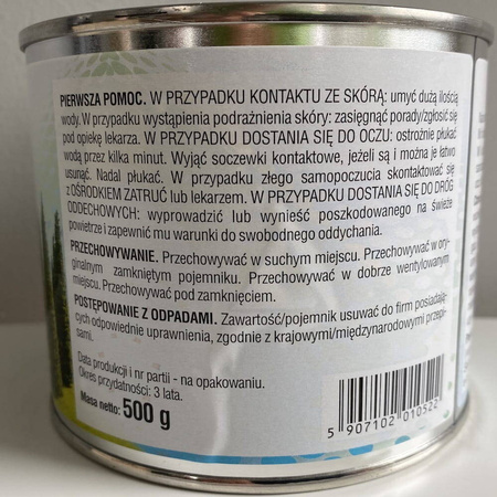 Karbid Granulowany – Odstrasza Krety i Nornice – 500 g Sumin