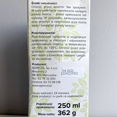 Hantus 2w1 – Do Bielenia Drzew i Chroni Przed Podgryzaniem – 250 ml Agrecol