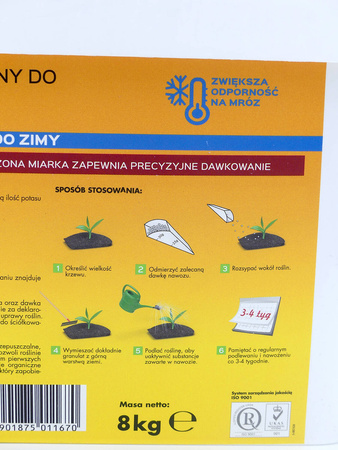 Nawóz jesienny do tui – zapobiega brązowieniu igieł i zwiększa zimotrwałość tui – 8 kg Target