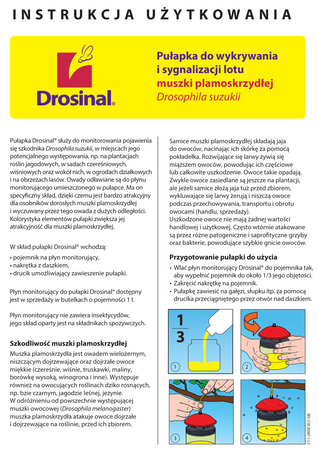 Płyn monitorujący – Do Pułapki – 1 l Drosinal