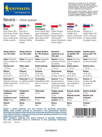 Por 'Bavaria' – Wczesny – Kiepenkerl