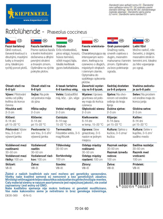 Fasola Wielokwiatowa 'Rotblühende' – Kiepenkerl