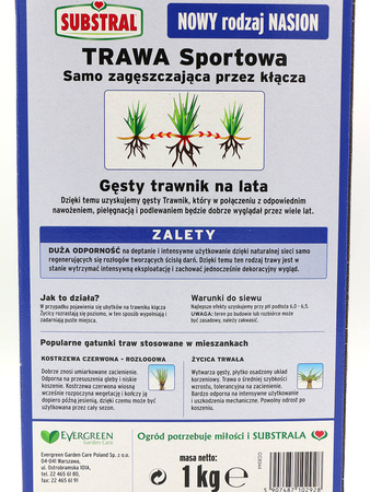 Trawa Samo Zagęszczająca – Sportowa – 1 kg Substral