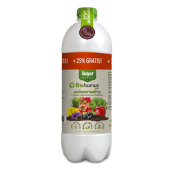 Biohumus Max uniwersalny do warzyw, owoców i ziół – kwasy humusowe – 1,25 l Target | 25% GRATIS