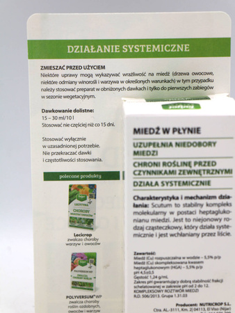 Scutum – Miedź w Płynie – 30 ml Target