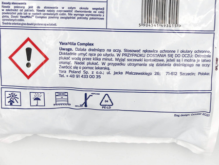Yara Mila Complex nawóz uniwersalny do warzyw i owoców – 5 kg Yara
