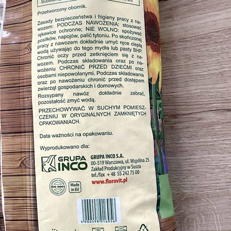 Obornik kurzy granulowany– nawóz do warzyw, owoców, trawników i roślin ozdobnych – 10 l Florovit