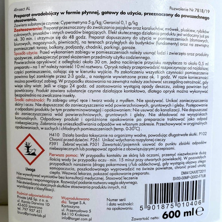 Spray na mrówki – 4Insect AL – 600 ml Target