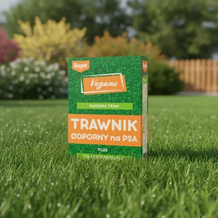 Trawnik odporny na psa – nasiona traw z mikrokoniczyną 1 kg Vegano