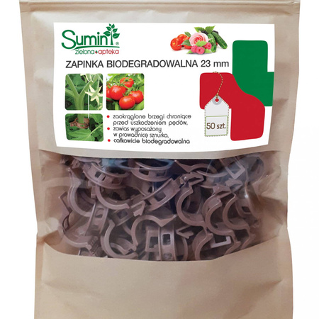 Zapinka Biodegradowalna Do Roślin – 50 szt. Sumin