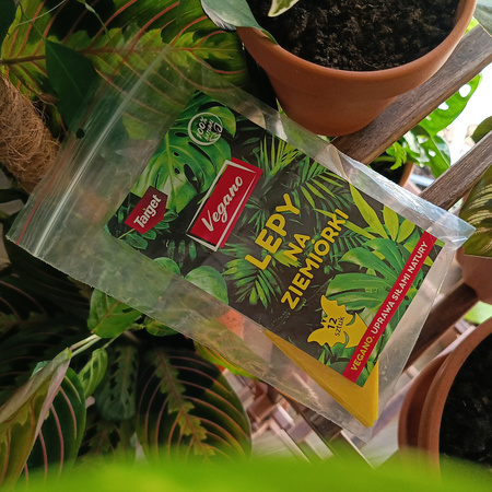ZiemiórStop żółty lep na ziemiórki i szkodniki w doniczce – 12 szt. Vegano