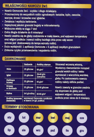 Osmocote 2w1 nawóz do ogrodu – długodziałający (6 miesięcy) – 14,5 kg Substral