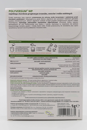 Polyversum WP zwalcza choroby trawnika, iglaków, drzew i krzewów oraz warzyw – 5 g Target