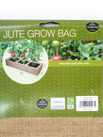 Jutowa Torba Do Upraw Roślin – 1 szt. Garland