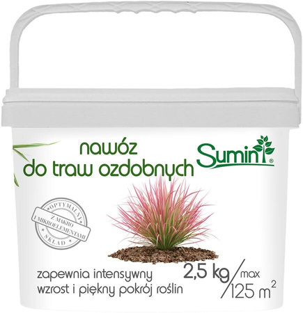 Nawóz do traw ozdobnych – do miskantów, traw pampasowych, trzcinników i innych – 2,5 kg Sumin