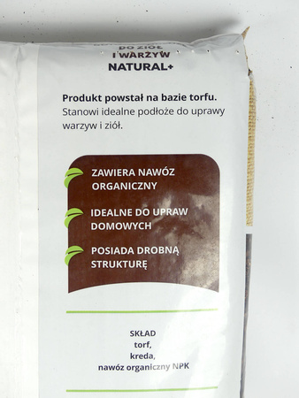 Gotowe Podłoże Ziemia Do Ziół i Warzyw – Natural+ – 20 l Target