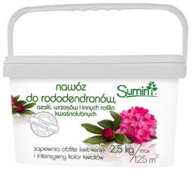 Nawóz do roślin kwaśnolubnych – do rododendronów, azalii i wrzosów – 2,5 kg Sumin