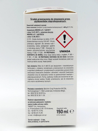 Effect 24h 680 EC – Zwalcza Chwasty i Mech – 150 ml Target