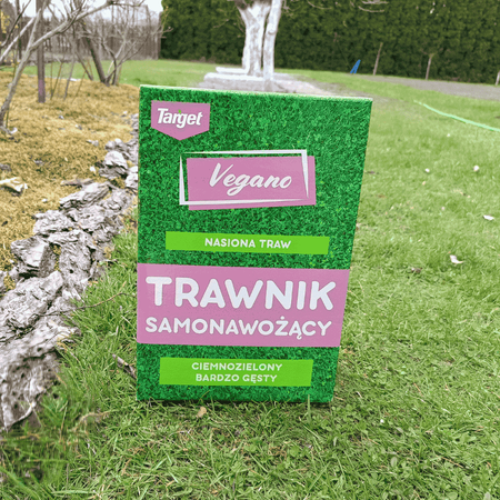 Trawnik samonawożący – nasiona traw z mikrokoniczyną 1 kg Vegano