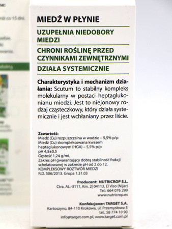 Scutum – Miedź w Płynie – 30 ml Target