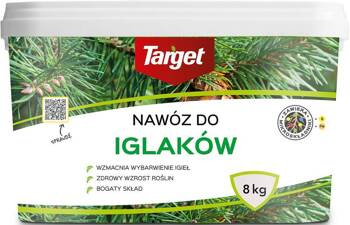 Nawóz do iglaków wzmacniający wybarwienie igieł z magnezem – 8 kg Target