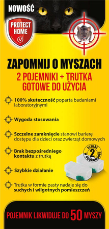 Rodicum Alpha – Pułapka Trutka Na Myszy – (2 pudełka) Protect Home