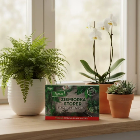 Ziemiórka Stoper – pożyteczne nicienie na ziemiórki 7,5 mln nicieni Vegano