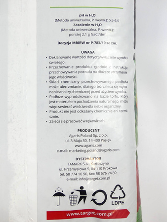 Gotowe Podłoże Ziemia Do Ziół i Warzyw – Natural+ – 20 l Target