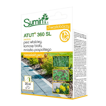 Atut 360 SL - Zwalcza Chwasty W Ogrodzie – 20 ml Sumin