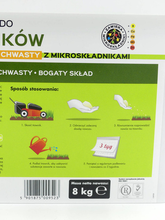 Nawóz do trawnika zagęszczający murawę – 8 kg Target