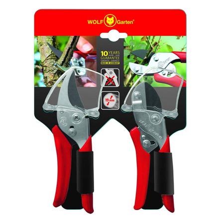 Zestaw Sekatorów – Kowadełkowy + Nożycowy – Wolf Garten