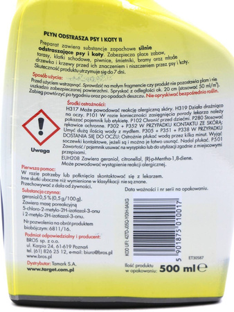 Spray Odstraszający Psy i Koty – 500 ml Target