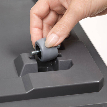 Kwietnik Karo Eco Recycled Beton – Biały – 400x400 mm Lamela