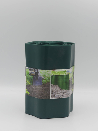 Obrzeże Trawnikowe Faliste ZIELONE – 20 cm x 9 m Bradas