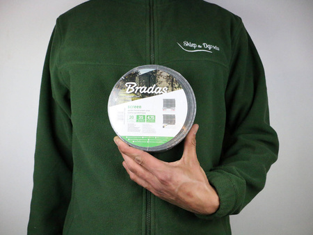 Taśma Ogrodzeniowa – Grafitowa – 4,75 cm x 35 m Bradas