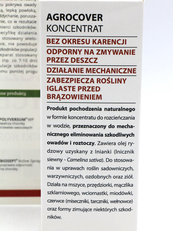 Agrocover na szkodniki roślin domowych – mszyce, przędziorki, miseczniki, mączniki, wciornastki – 50 m l Target