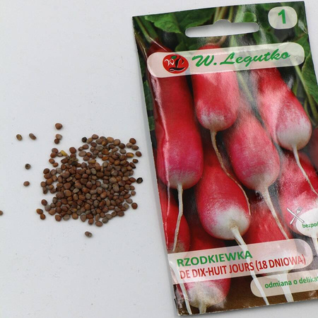 Rzodkiewka 'De Dix-Huit Jours' – 7,5 g Legutko